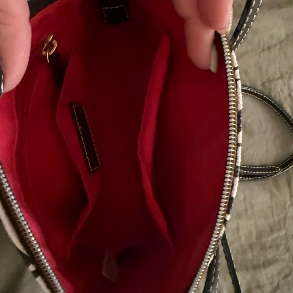 Dooney & Bourke Crossbody Bag with Red Interior